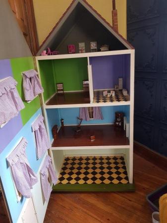 Image 3 of Hand made wooden 6ft dolls house