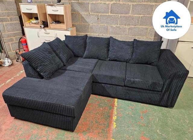 Preview of the first image of Jumbo cord corner sofa for sell.