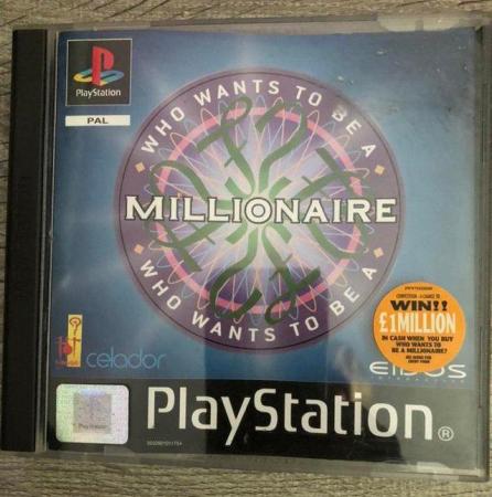 Image 1 of PlayStation Game Who Wants to be a Millionaire