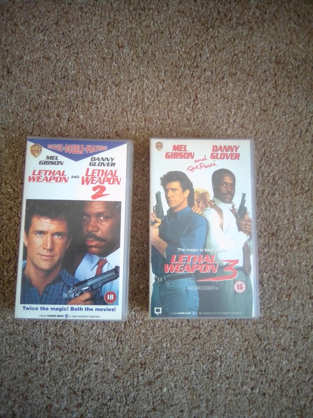 Preview of the first image of Lethal Weapon VHS videos.