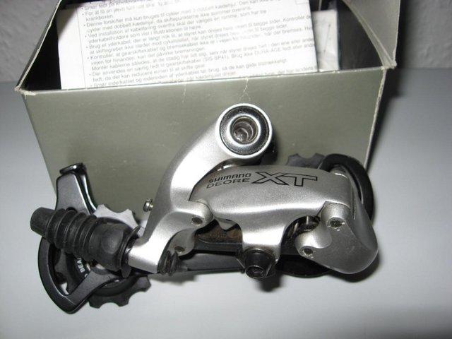 Preview of the first image of Shimano XT 9 Speed Mega Drive Rear and Front derailleurs..