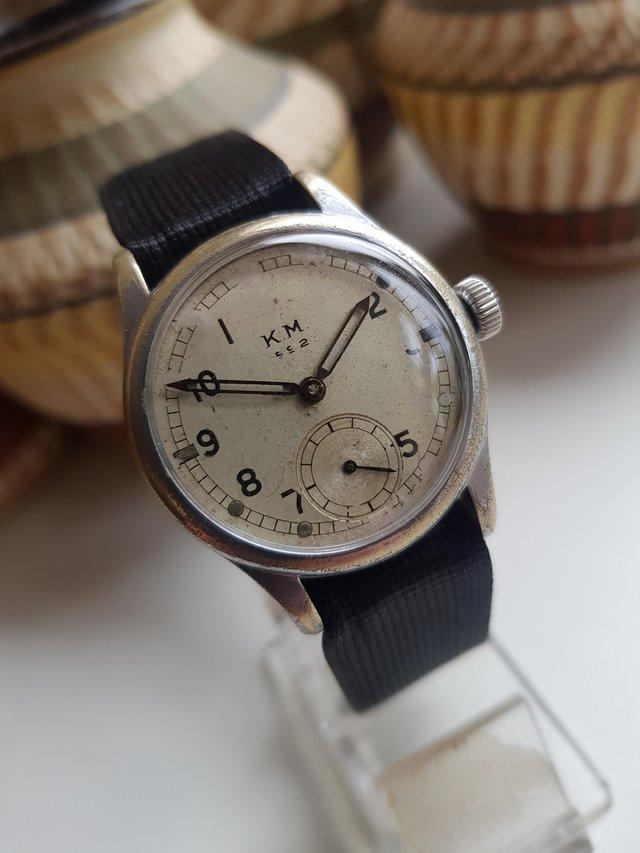 Preview of the first image of ww2 military german kriegsmarine KM alpina 592 watch.