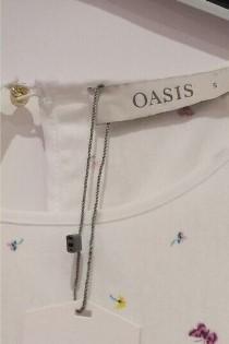 Image 11 of New Women's Oasis Multicoloured Butterfly Top Size Small