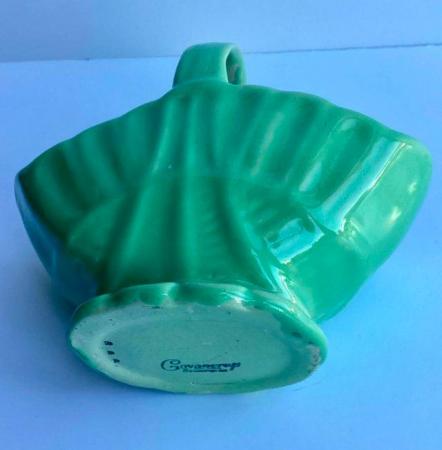 Image 2 of Govanrop Stoneware Posy Basket Green, Excellent condition