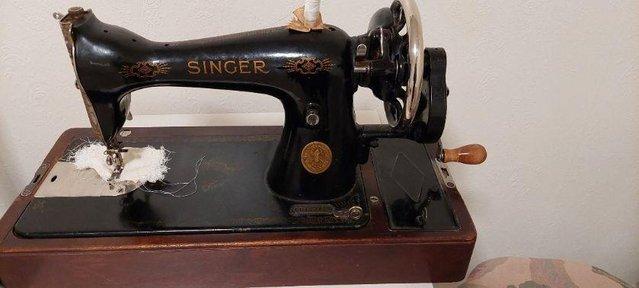 Image 3 of Vintage Singer Sewing Machine,