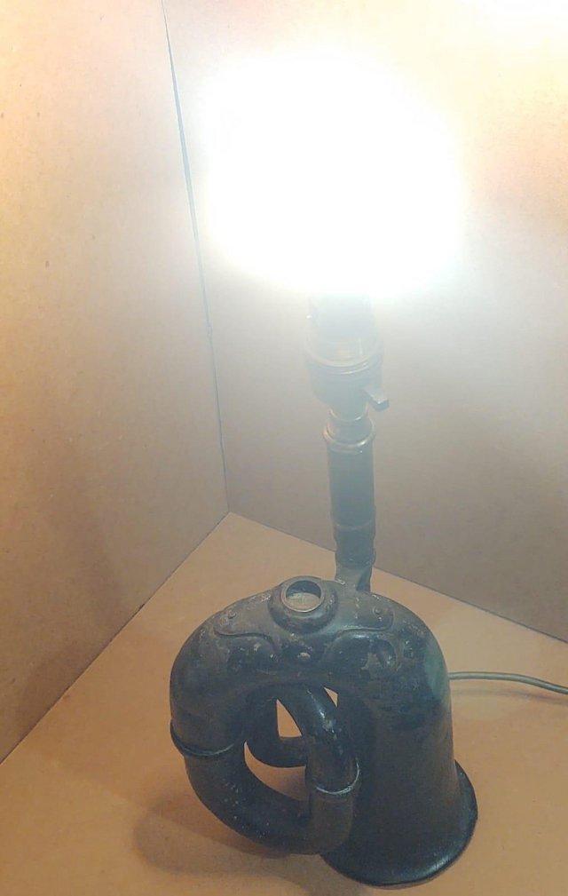 Preview of the first image of Converted Vintage Car Horn Lamp/Light.
