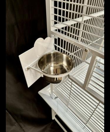 Image 4 of Parrot-Supplies Ohio Play Top Parrot Cage White