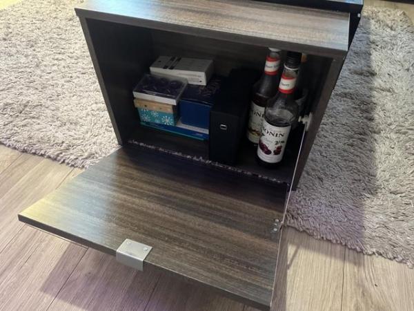 Image 1 of Black and brown coffee table