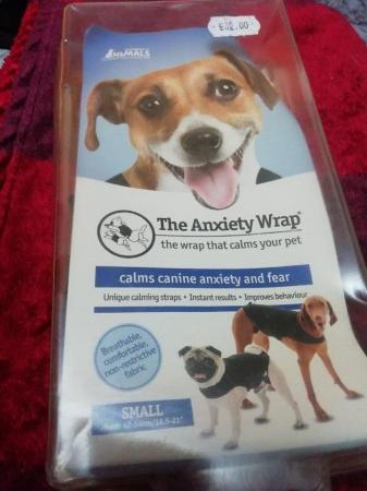 Image 1 of Anxiety Wrap for dogs SIZE Small BLACK Brand New in box