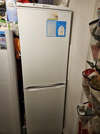 Image 3 of Hotpoint fridge freezer white