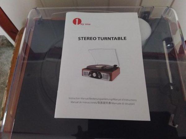 Image 3 of Stereo Turntable (Never Used) collection only