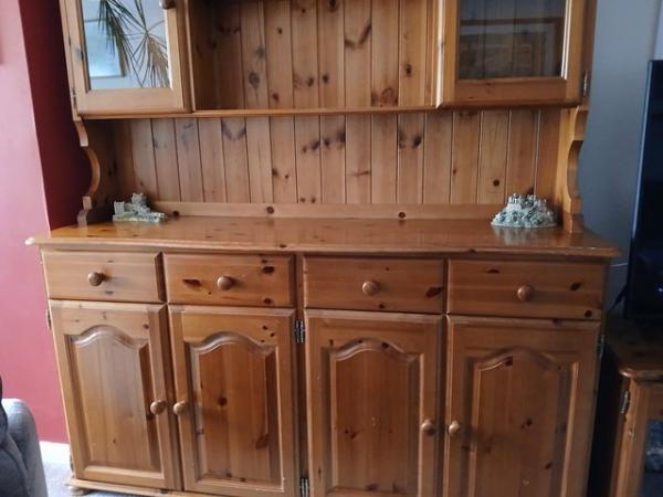 Image 2 of Solid Pine Wood Welsh Dresser