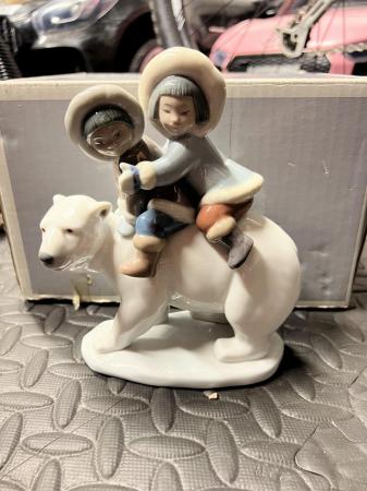 Image 2 of Lladro “Eskimo Riders” figurine