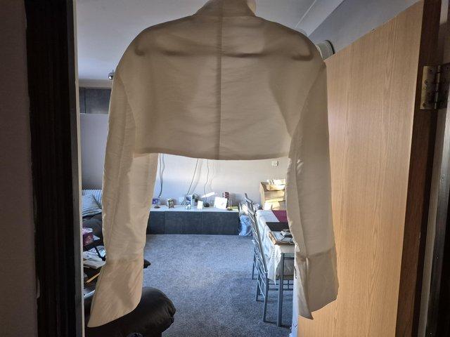 Ivory plus size bolera jacket — photo 2 of 3