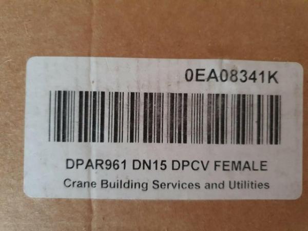 Image 1 of Crane DPAR961 DN15 DPCV Female 0EA08341K Differential Pressu