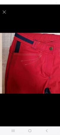 Image 2 of Like new premier equine red and navy breeches