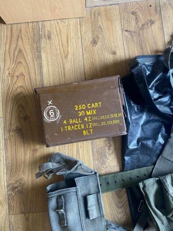 Image 6 of Ex army 58 webbing ammo box an boots