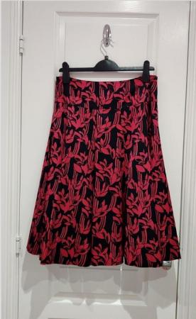 Image 8 of New Women's Monsoon Collection Ramona Red Skirt UK 10 12