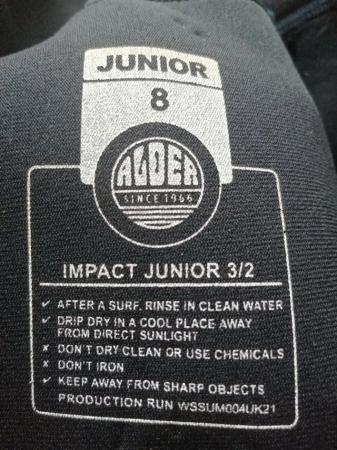 Image 2 of Alder junior wetsuit 2/3mm thickness
