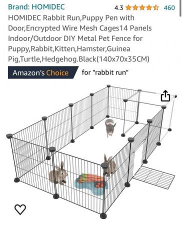 Image 5 of Small black pet play pen