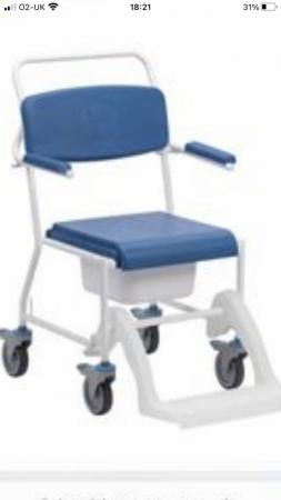 Image 2 of Mobile commode/ shower chair