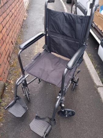 Image 2 of Wheel chair with cosy cover NEW