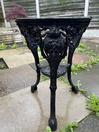 Image 1 of Victorian cast iron table base