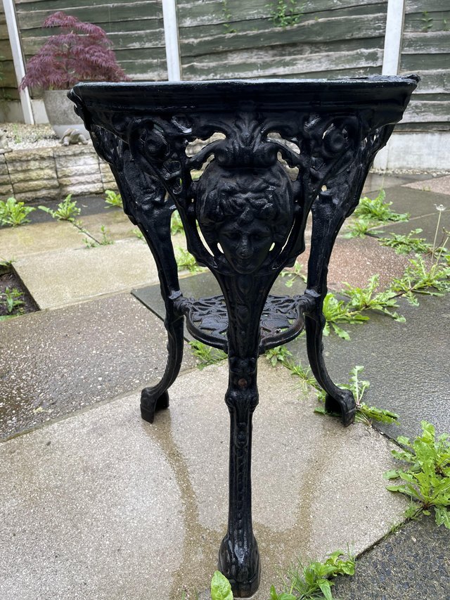Preview of the first image of Victorian cast iron table base.