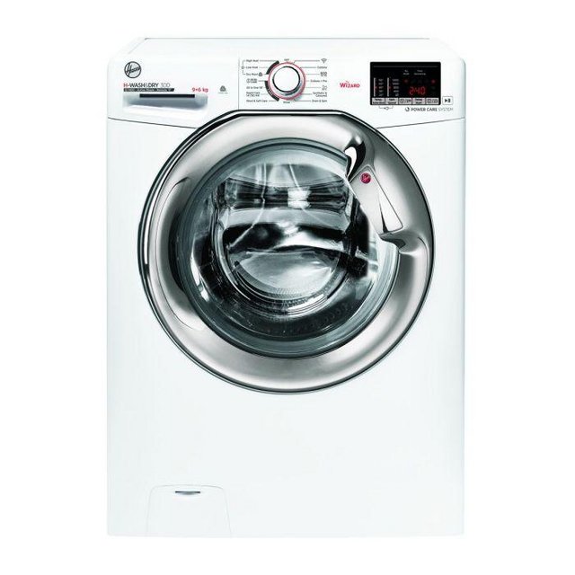 Preview of the first image of HOOVER 9/6KG WHITE WASHER DRYER-1400RPM-QUICK WASH.