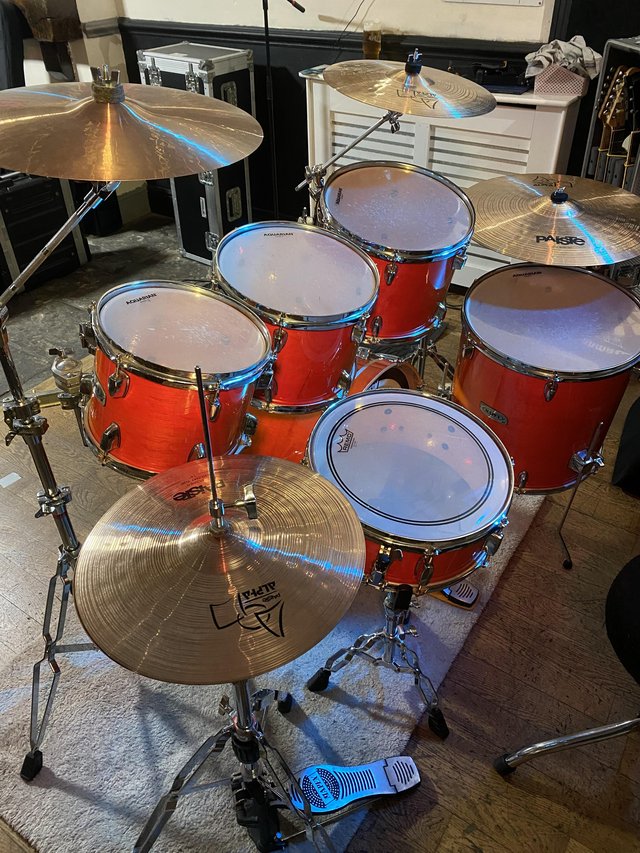 Preview of the first image of Mapex M Series 6 piece kit, hardware, cases and silencers.