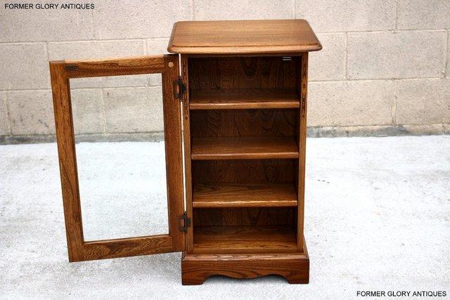 Image 80 of AN ERCOL GOLDEN DAWN CD CABINET CUPBOARD LAMP TABLE STAND