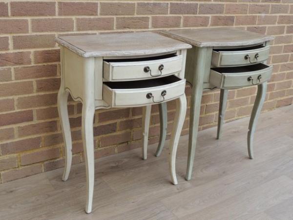 Image 4 of Pair of French Side Tables (UK Delivery)