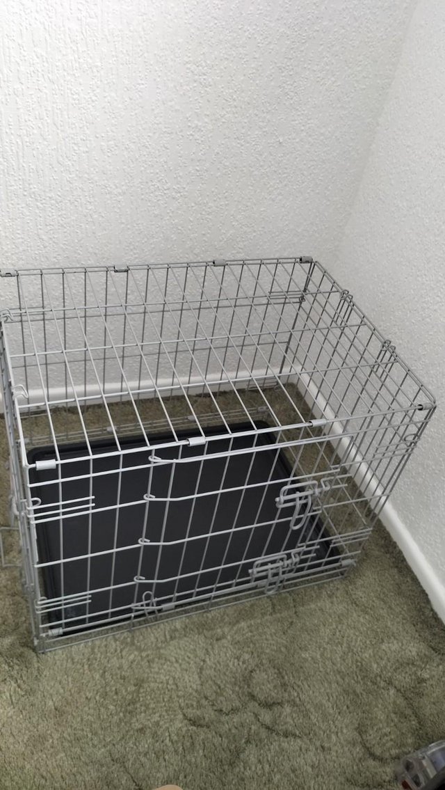 Preview of the first image of Dog cage for small dog, folding.