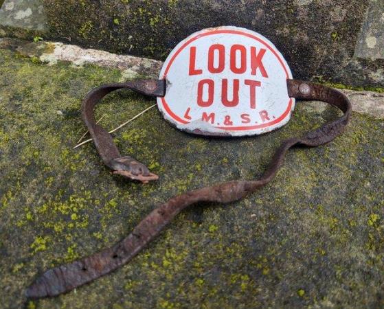 Image 2 of Antique Railway Armband LM & SR LOOK OUT