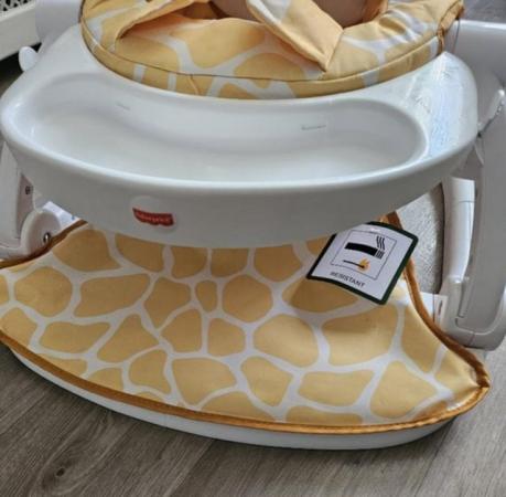 Image 3 of Fisher Price Giraffe baby floor seat with tray For sale £15