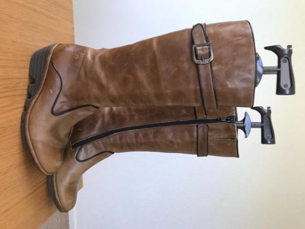 Image 3 of Fly London Ladies Size 6 (39) Tan Boots