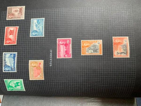 Image 3 of Stamp Album of George VI British Colonies all un-used
