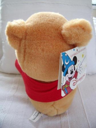 Image 2 of 10" Winne The Pooh sitting soft toy/Disneyland, Paris + tag.