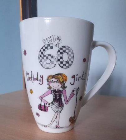 Image 2 of 60th birthday girl mug,