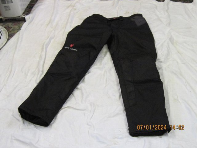 Preview of the first image of mens frank thomas textile pants medium.