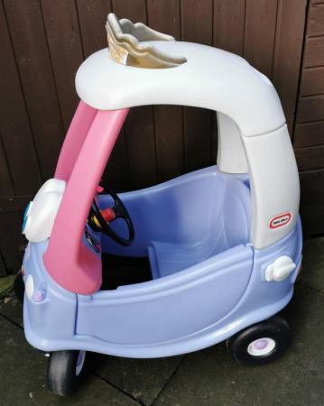 Image 3 of LITTLE TIKES PRINCESS THEMED COZY COUPE RIDE IN COUPE CAR