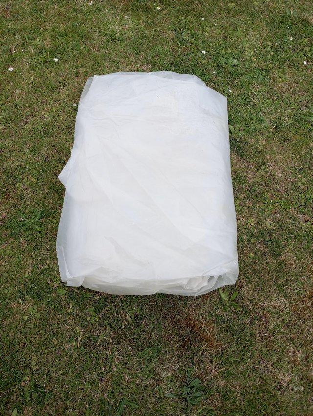 Preview of the first image of Bale tidy dust cover fits round 5ft bale.