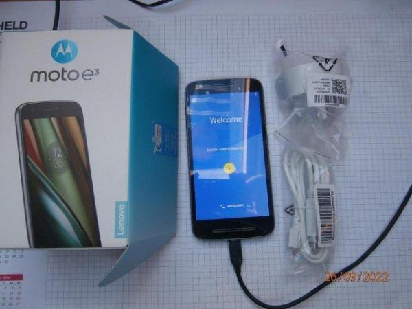 Image 3 of Motorola Moto e3 Black Mobile Phone - Boxed