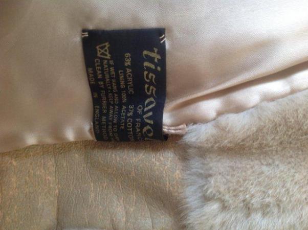 Image 2 of Tissavel faux fur coat size 10/12