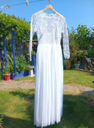Image 1 of Wedding Dress - White - As New Condition