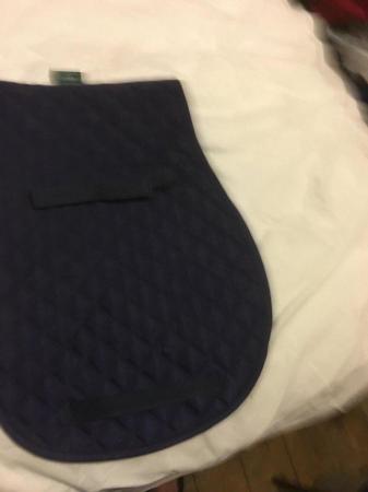 Image 2 of Navy numnah very good condition