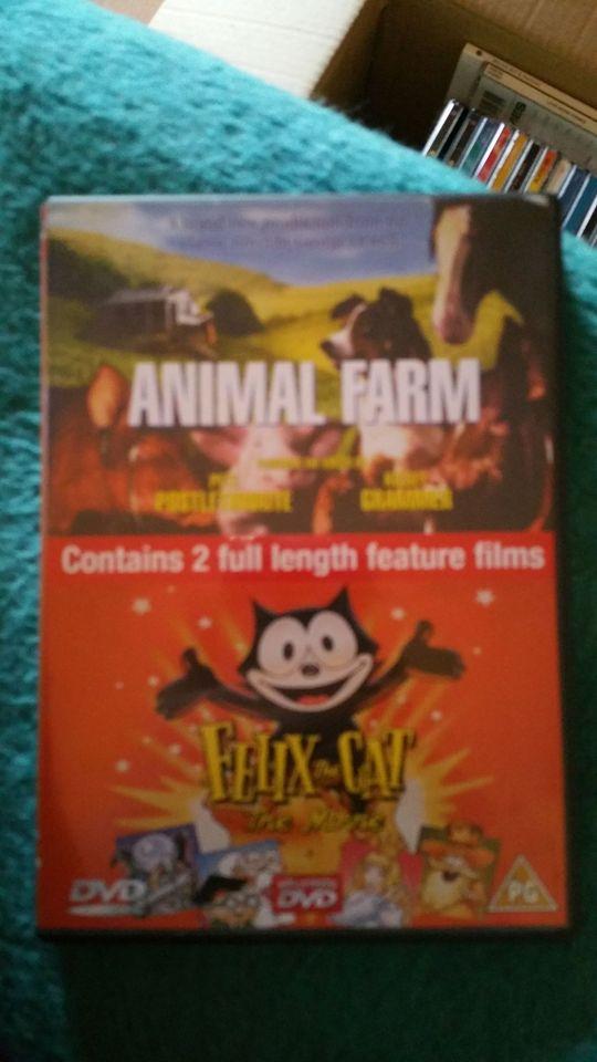 Preview of the first image of Animal Farm & Felix the cat Dvd's.