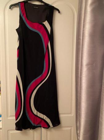 Image 2 of Planet dress very stylish black colour with bold print
