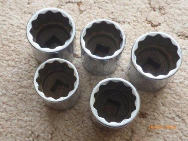 Image 2 of Snap-On 1/2" Flank drive sockets, metric 28-32mm as new