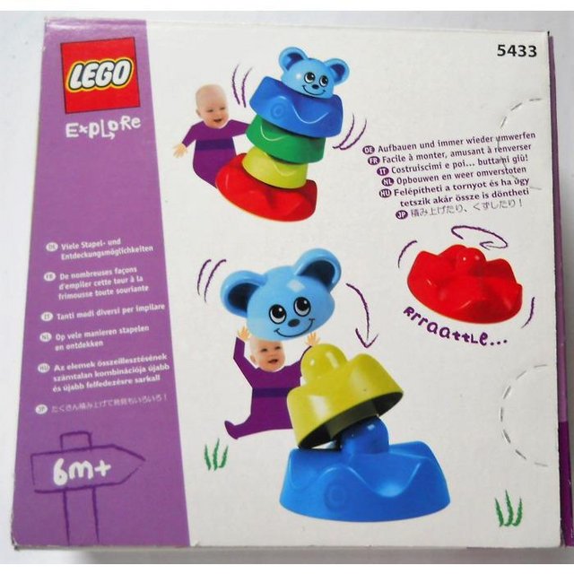 Preview of the first image of Lego (Duplo) Mouse Stacking Set.